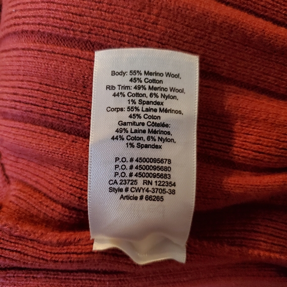 Wilfred Merino Wool Plunge Cardigan, Size XS - Picture 6 of 7